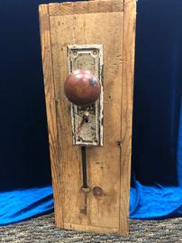 Clock Handcrafted From Vintage Door Hardware 202//269